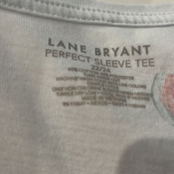 Lane Bryant Perfect Sleeve Watermelon Print SS T-shirt - Picture 6 of 6